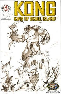 Kong: King of Skull Island issue 1-C Tommy Castillo 1:10 Sketch Cover