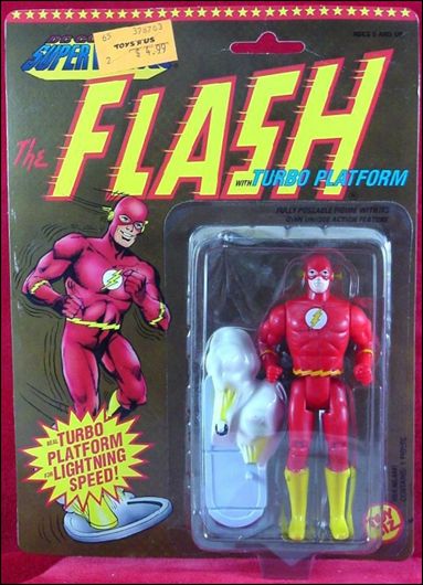DC Comics Super Heroes figure 3-- Flash w/ Turbo Platform