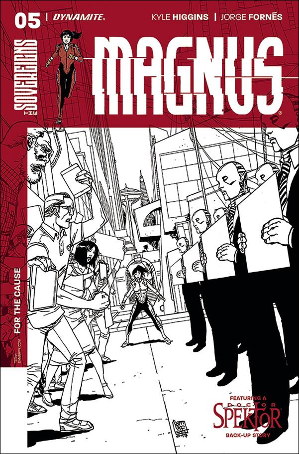 Magnus issue 5-C Giuseppe Camuncoli 1:10 Black & White Cover