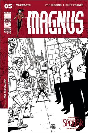 Magnus issue 5-C Giuseppe Camuncoli 1:10 Black & White Cover