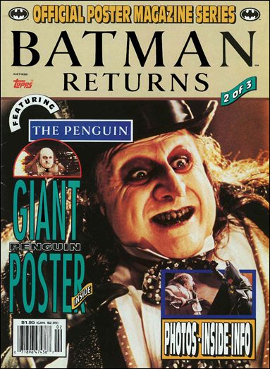Official Batman Returns Poster Magazine Series issue 2 Photo Cover