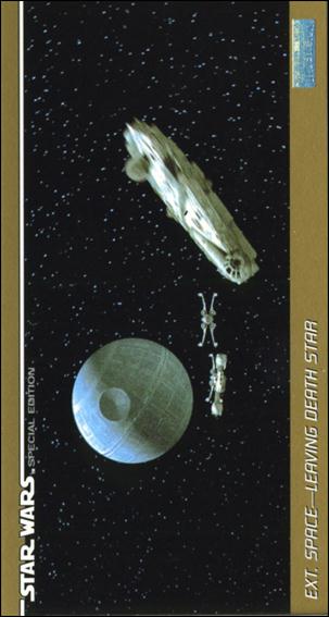 Star Wars Trilogy Special Edition Widevision  (Base Set) card 59 Ext. Space - Leaving Death Star