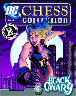 DC Chess Collection (UK) issue 16 Black Canary (White Pawn)