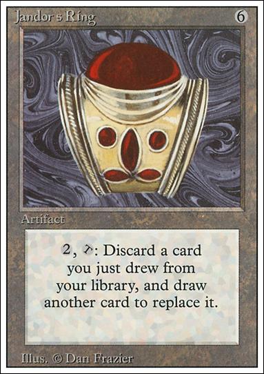 Magic the Gathering: Revised (Base Set) card 257 Jandor's Ring