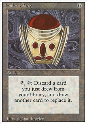 Magic the Gathering: Revised (Base Set) card 257 Jandor's Ring