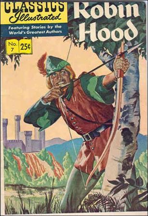 Classic Comics/Classics Illustrated issue 7-W HRN 169 - Cardstock Cover