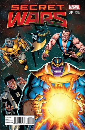 Secret Wars issue 4-C Jim Starlin 1:25 Cover