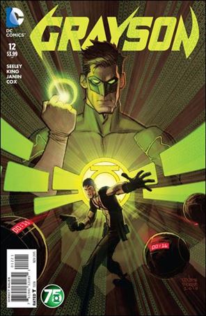 Grayson issue 12-B Andrew Robinson GL 75th Anniversary Cover