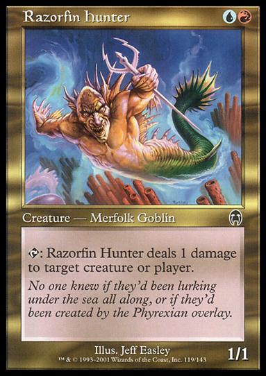 Magic the Gathering: Apocalypse (Base Set) card 119 Razorfin Hunter
