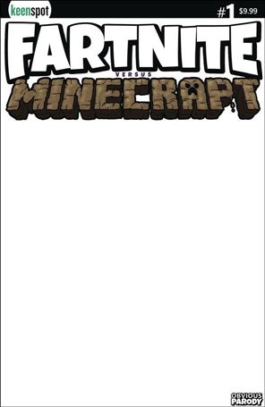 Fartnite vs Minecrapt issue 1-B Blank/Sketch Cover