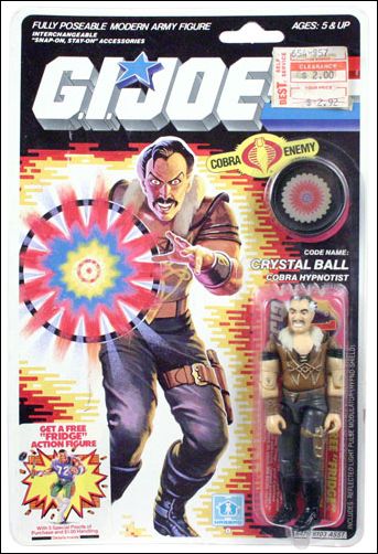 G.I. Joe: A Real American Hero 3 3/4" Basic Action Figures figure 74 Crystal Ball (Cobra Hypnotist)