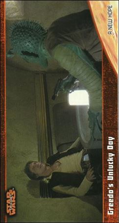 Star Wars Trilogy Widevision (Base Set) card 11 Greedo's Unlucky Day