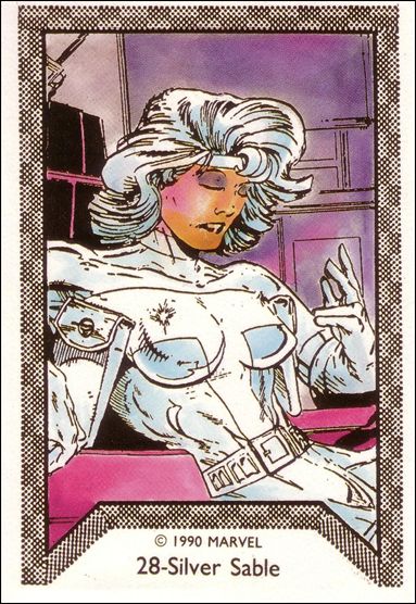 Spider-Man Team-Up (Base Set)   card 28 Silver Sable