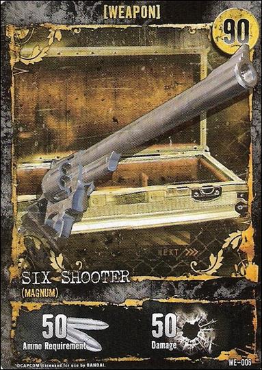 Resident Evil (Base Set) card WE-006 Six Shooter (Magnum)