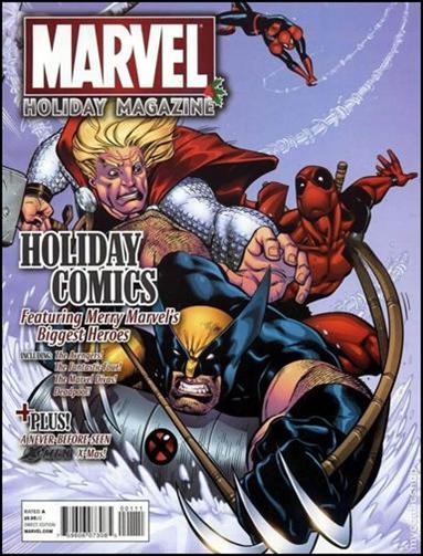 Marvel Holiday Magazine 2010 issue 16 Left Side Cover