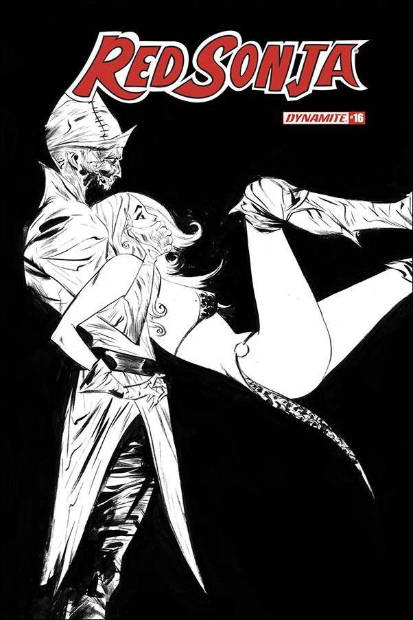 Red Sonja (2019) issue 16-P Jae Lee 1:30 Black & White Cover