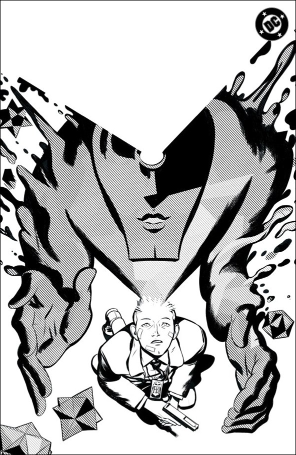 Absolute Martian Manhunter issue 1-J Javier Rodríguez B&W Virgin 1:100 Cardstock Cover