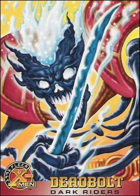 1996 Fleer X-Men Wal-Mart (Base Set) card 43 Deadbolt