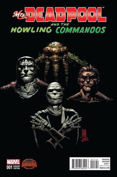 Mrs. Deadpool and the Howling Commandos issue 1-B Giuseppe Camuncoli 1:20 Cover