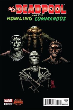 Mrs. Deadpool and the Howling Commandos issue 1-B Giuseppe Camuncoli 1:20 Cover