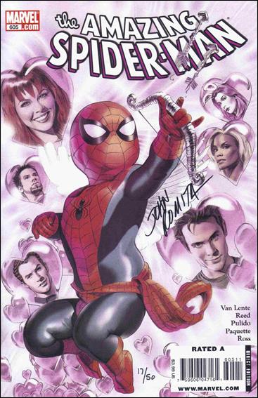 Amazing Spider-Man (1963) issue 605-B DF (Signed by John Romita Sr) 1/50