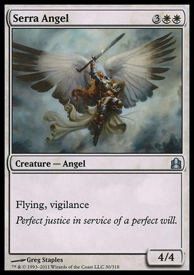 Magic the Gathering: Commander (Base Set) card 30 Serra Angel
