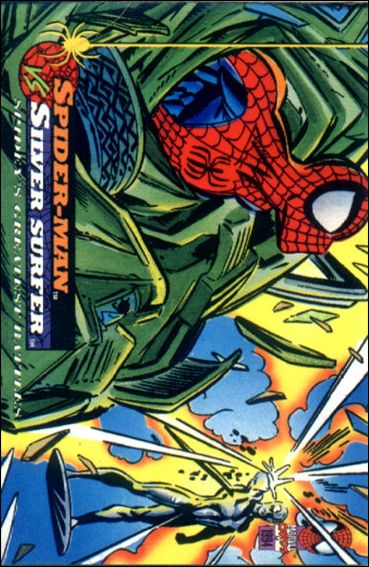 Amazing Spider-Man (Base Set) card 104 Spider-Man vs Silver Surfer