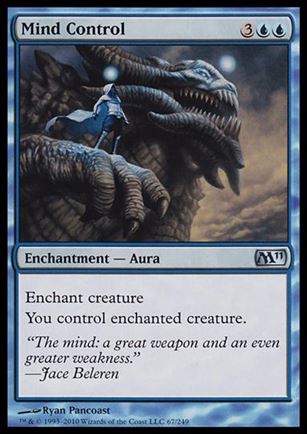 Magic the Gathering: 2011 Core Set (Base Set) card 67 Mind Control