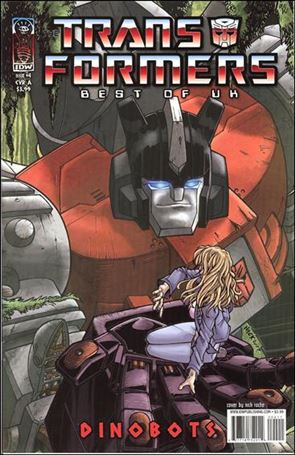 Transformers: Best of UK: Dinobots issue 4 Nick Roche Cover