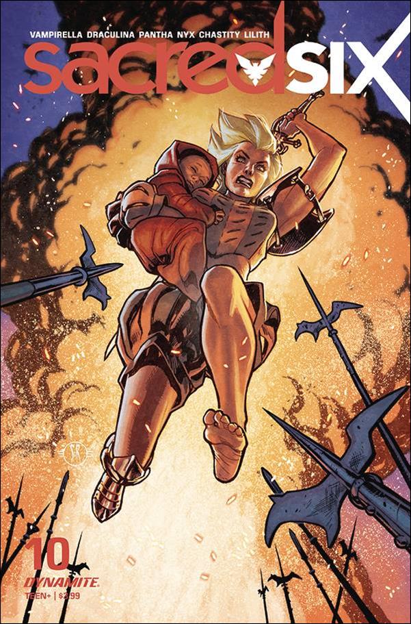 Sacred Six issue 10-B Stephane Roux Cover
