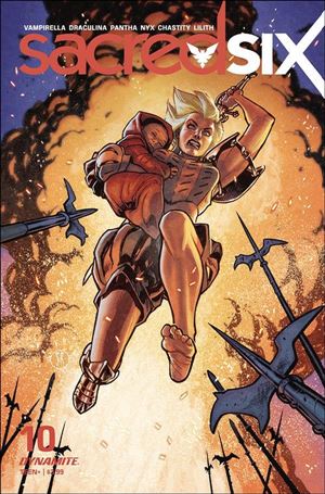 Sacred Six issue 10-B Stephane Roux Cover