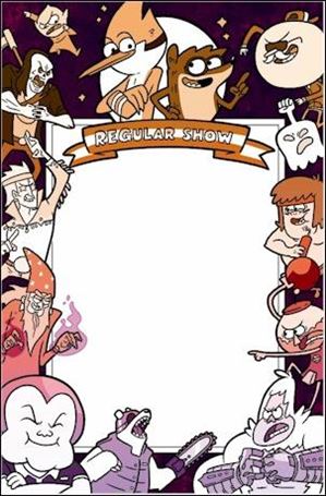Regular Show issue 1-S Jetpack Comics Frame Cover