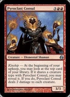 Magic the Gathering: Morningtide (Base Set) card 96 Pyroclast Consul