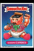 Garbage Pail Kids: Series 10 (Base Set) card 392b Sardine Candice