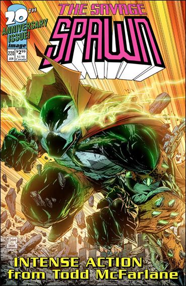 Spawn issue 220-B Todd McFarlane "Savage Dragon #1" Cover