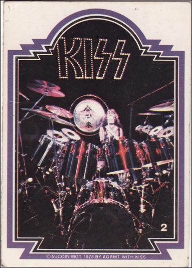 KISS: Series 1 (Base Set) card 2 Peter Criss