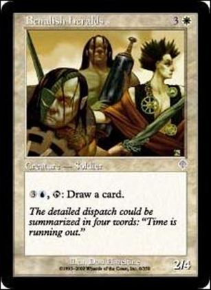 Magic the Gathering: Invasion (Base Set) card 6 Benalish Heralds