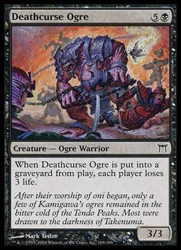 Magic the Gathering: Champions of Kamigawa (Base Set) card 109 Deathcurse Ogre