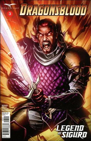 Dragonsblood issue 3-D Ryan Pasibe Cover