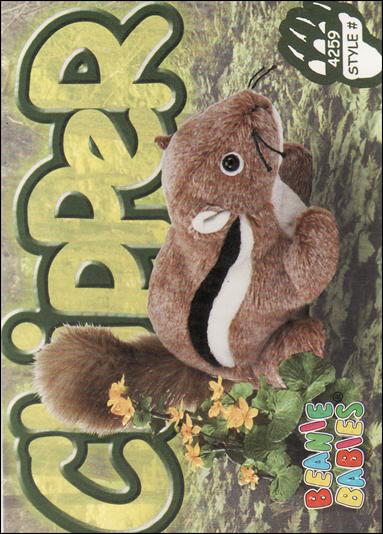 Beanie Babies Series 4 (Base Set) card 171 Chipper