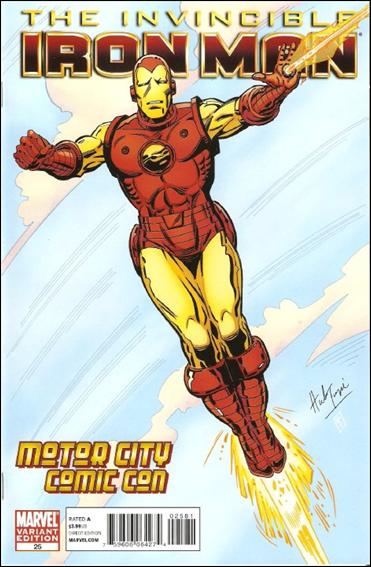 Invincible Iron Man (2008) issue 25-G Motor City Comic Con Cover