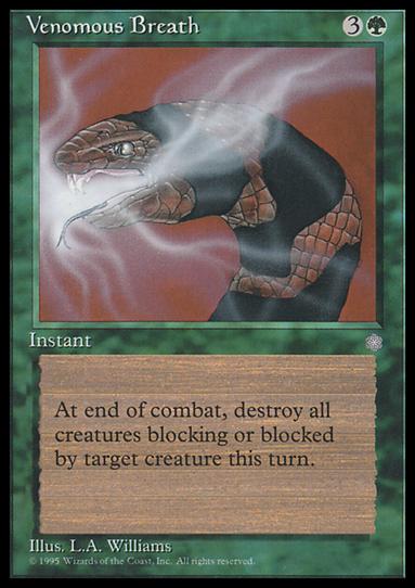 Magic the Gathering: Ice Age (Base Set) card 273 Venomous Breath