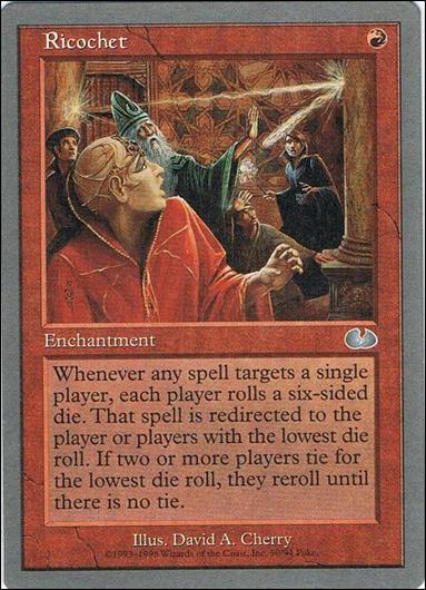 Magic the Gathering: Unglued (Base Set) card 50 Ricochet