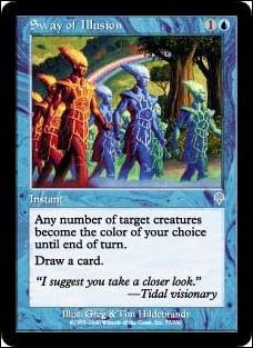 Magic the Gathering: Invasion (Base Set) card 77 Sway Of Illusion
