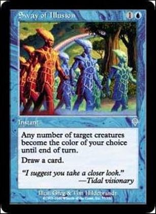 Magic the Gathering: Invasion (Base Set) card 77 Sway Of Illusion