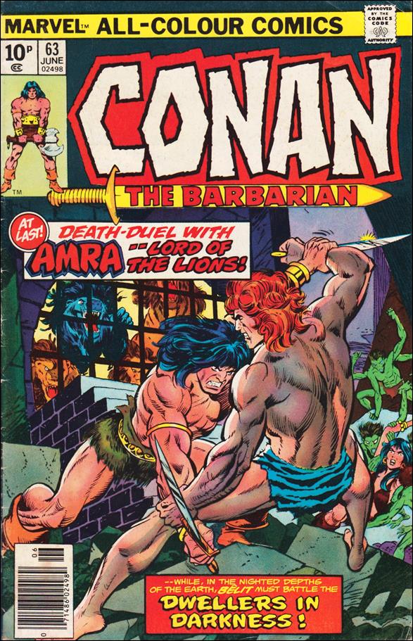 Conan the Barbarian (1970) issue 63-C UK Price Cover