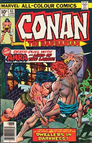 Conan the Barbarian (1970) issue 63-C UK Price Cover