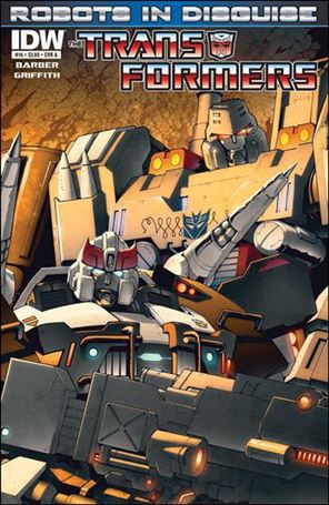 Transformers: Robots in Disguise (2012) issue 14 Andrew Griffith Cover