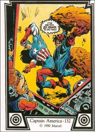 Captain America (Base Set) card 18 Captain America 132