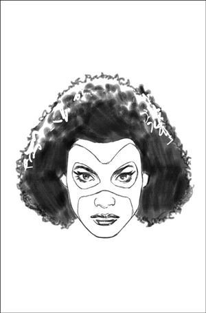 Captain Marvel (2023) issue 6-D Mark Brooks 1:50 Headshot Sketch Virgin Cover